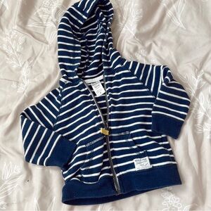 baby striped hoodie